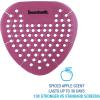 Boardwalk Gem Urinal Screens, Spiced Apple Scent, Red, 12/box