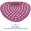 Boardwalk Gem Urinal Screens, Spiced Apple Scent, Red, 12/box