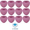Boardwalk Gem Urinal Screens, Spiced Apple Scent, Red, 12/box