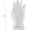 Boardwalk General Purpose Vinyl Gloves, Powder/Latex-Free, 2.6 mil, Large, Clear, 100/Box, 10 Boxes/Carton(Bwk365lct)