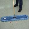Boardwalk HL365BSPC Looped-End Dust Mop Kit 36 x 5 60-Inch Metal/Wood Handle Blue/Natural