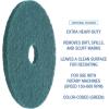 Boardwalk Heavy-Duty Scrubbing Floor Pads, 20″ Diameter, Green, 5/carton