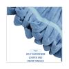 Boardwalk Microfiber Looped-End Wet Mop Heads, Medium, Blue, 12/Carton, 12/Carton(Blue)