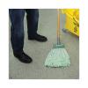 Boardwalk Microfiber Looped-End Wet Mop Heads, Medium, Blue, 12/Carton, 12/Carton(Green)