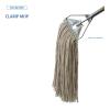 Boardwalk Mop Head, Economical Lie-Flat Head, Cotton Fiber, 32oz, White, 12/Carton