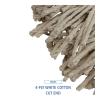 Boardwalk Mop Head, Economical Lie-Flat Head, Cotton Fiber, 32oz, White, 12/Carton