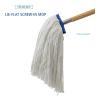 Boardwalk Mop Head, Economical Lie-Flat Head, Rayon Fiber, 20oz, White, 12/Carton