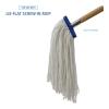 Boardwalk Mop Head, Economical Lie-Flat Head, Rayon Fiber, 32-Oz., White, 12/Carton