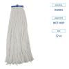 Boardwalk Mop Head, Economical Lie-Flat Head, Rayon Fiber, 32-Oz., White, 12/Carton