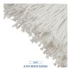 Boardwalk Mop Head, Economical Lie-Flat Head, Rayon Fiber, 32-Oz., White, 12/Carton
