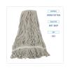 Boardwalk Mop Head, Loop Web/tailband, Value Standard, Cotton, No. 32, White, 12/Carton