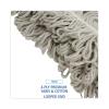 Boardwalk Mop Head, Loop Web/tailband, Value Standard, Cotton, No. 32, White, 12/Carton