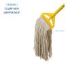 Boardwalk Mop Head, Premium Saddleback Head, Cotton Fiber, 24 oz, White, 12/Carton