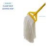 Boardwalk Mop Head, Premium Saddleback Head, Rayon Fiber, 24-Oz., White, 12/Carton