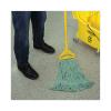Boardwalk Mop Head, Premium Standard Head, Cotton/Rayon Fiber, Medium, Green, 12/Carton