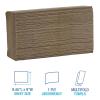 Boardwalk Multifold Disposable Bathroom Paper Hand Towels, 1-Ply, 9 x 9.45, 250 Towels/Pack, 16 Packs/Carton, Natural(9 x 9.45 inches)
