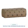 Boardwalk Multifold Disposable Bathroom Paper Hand Towels, 1-Ply, 9 x 9.45, 250 Towels/Pack, 16 Packs/Carton, Natural(9 x 9.45 inches)