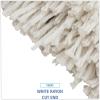 Boardwalk Premium Cut-End Wet Mop Heads, Rayon, 24oz, White, 12/Carton