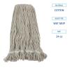 Boardwalk Pro Loop Web/tailband Wet Mop Head, Cotton, 24oz, White, 12/Carton