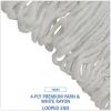 Boardwalk Pro Loop Web/tailband Wet Mop Head, Rayon, #24 Size, White, 12/carton