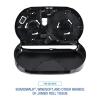 Boardwalk R4070BKBW 20.25 in. x 6 in. x 12.25 in. Jumbo Twin Toilet Tissue Dispenser – Black