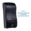 Boardwalk SH900SBBW 5.5 in. x 4 in. x 12 in. 900 mL Bulk Fill Soap Dispenser – Black
