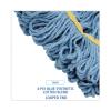 Boardwalk Super Loop Wet Mop Head, Cotton/Synthetic Fiber, 5″ Headband, Small Size, Blue, 12/Carton