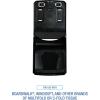 Boardwalk T1770BKBW 11.75 in. x 6.25 in. x 18 in. Ultrafold Multifold/C-Fold Towel Dispenser – Black Pearl