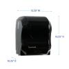 Boardwalk T7470BKBW 13.25 in. x 10.25 in. x 16.25 in. Hands Free Mechanical Towel Dispenser – Black