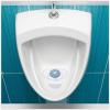 Boardwalk TBSP012I072M332143000 Green Apple Fragrance Urinal Screen with Non-para Cleaner Block (12/Box)
