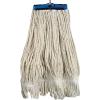 Boardwalk UNS 824C BWK824C Mop Head, Lie-Flat Head, Cotton Fiber, 24 oz, White (Pack of 12)