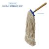 Boardwalk UNS 824C BWK824C Mop Head, Lie-Flat Head, Cotton Fiber, 24 oz, White (Pack of 12)