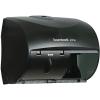 Boardwalk Xtra 2-Roll Controlled Bath Tissue Dispenser, 11.13 x 7.38 x 8.88, Translucent Black