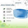 Fresh Products FRS EBC72 CBLBX Eco-Fresh Bowl Clip, Cotton Blossom, Blue (Pack of 12)(Blue)
