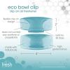 Fresh Products FRS EBC72 CBLBX Eco-Fresh Bowl Clip, Cotton Blossom, Blue (Pack of 12)(Light Blue)