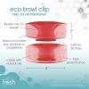 Fresh Products FRS EBC72 CBLBX Eco-Fresh Bowl Clip, Cotton Blossom, Blue (Pack of 12)(Red)