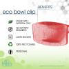Fresh Products FRS EBC72 CBLBX Eco-Fresh Bowl Clip, Cotton Blossom, Blue (Pack of 12)(Red)