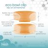 Fresh Products FRS EBC72 CBLBX Eco-Fresh Bowl Clip, Cotton Blossom, Blue (Pack of 12)(Summer Sunshine)