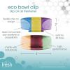 Fresh Products FRS EBC72 CBLBX Eco-Fresh Bowl Clip, Cotton Blossom, Blue (Pack of 12)(Variety Pack)