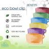 Fresh Products FRS EBC72 CBLBX Eco-Fresh Bowl Clip, Cotton Blossom, Blue (Pack of 12)(Variety Pack)