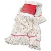Boardwalk 503BLEA Su/ Loop Wet Mop Head, Cotton/Synthetic, Large Size, Blue(White)