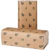 Boardwalk 51GREEN Boardwalk Green C-Fold Towels, Natural White, 10 1/8 x 12 3/4, 150/Pk, 16 Pks/Ct