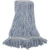 Boardwalk 542CT Mop Head, Floor Finish, Narrow, Rayon/Polyester, Medium, White/Blue (Case of 12)