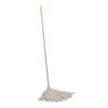 Boardwalk BWK116C 16 oz. Cotton Head Deck Mop with 48 in. Oak Wood Handle – White (6/Carton)