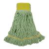 Boardwalk BWK1200LCT EcoMop Recycled Fiber Looped-End Mop Heads – Large, Green (12/Carton)