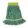 Boardwalk BWK501GN 5 in. Headband Super Loop Cotton/Synthetic Fiber Wet Mop Head – Small, Green (12/Carton)