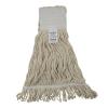Boardwalk BWK524C 24 oz. Pro Loop Web/Tailband Premium Saddleback Cotton Mop Head – White (12/Carton)