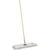 Boardwalk BWKM245C 24 in. x 5 in. Cotton Head 60 in. Wood Handle Cotton Dry Mopping Kit – Natural (1-Kit)