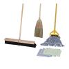 Boardwalk Cleaning Kit, Medium Blue Cotton/Rayon/Synthetic Head, 60″ Natural/Yellow Wood/Metal Handle