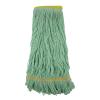 Boardwalk Ecomop Looped-End Mop Head, Recycled Fibers, Extra Large Size, Green, 12/ct